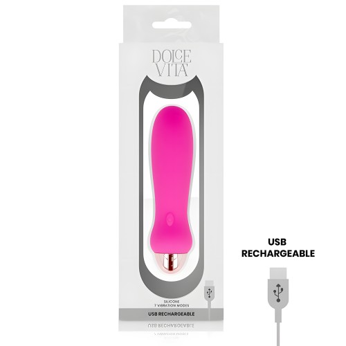 Dolce Vita Vibrador Recargable Five Rosa