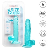 - Size Queen Dildo Azul 15.3 Cm