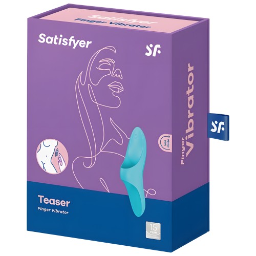 Satisfyer Teaser Finger Vibrator Blue Light