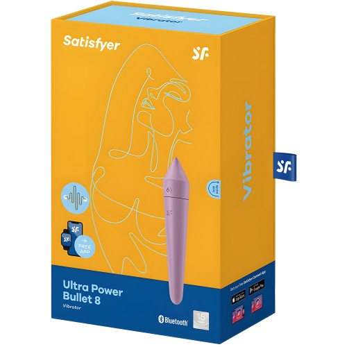Satisfyer Ultra Power Bullet 8 - Controlado por App, Impermeable