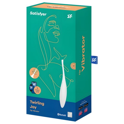 Satisfyer Twirling Joy Clitoral Stimulator White