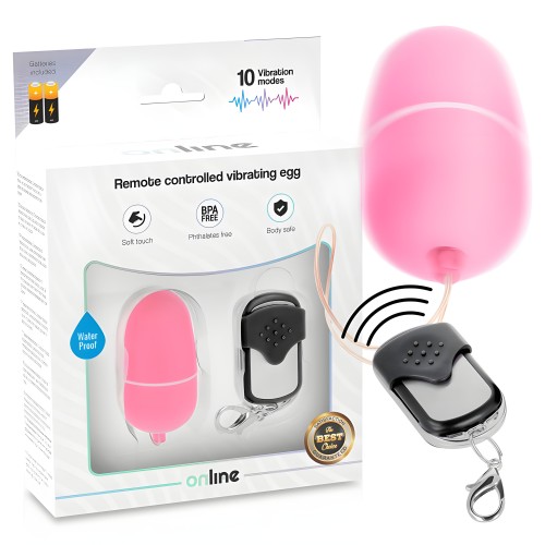 Online Remote Control Vibrating Egg - Discreet Fun