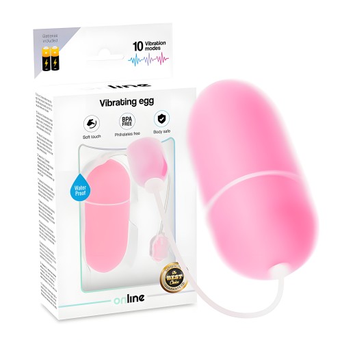 Online Waterproof Vibrating Egg - Pink