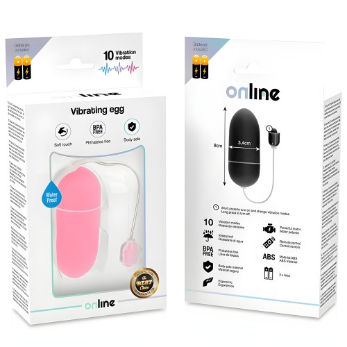 Online Waterproof Vibrating Egg - Pink