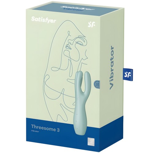Satisfyer Threesome 3 Green Vibrator
