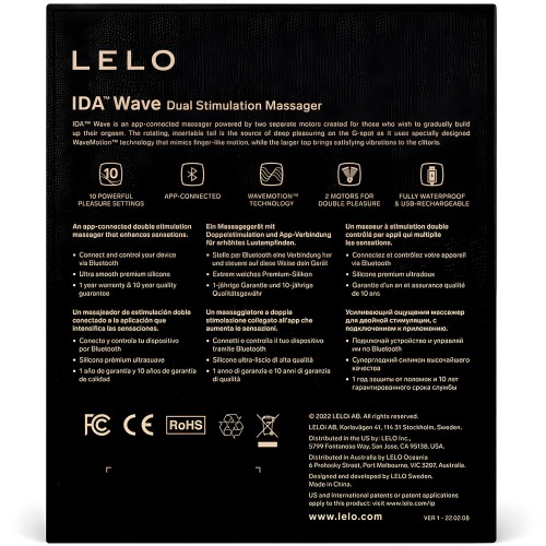 Ida Wave Couples Massager Black