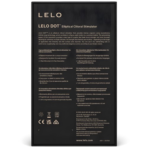 Lelo - Dot Estimulador De Clítoris - Verde Agua - Placer Infinito