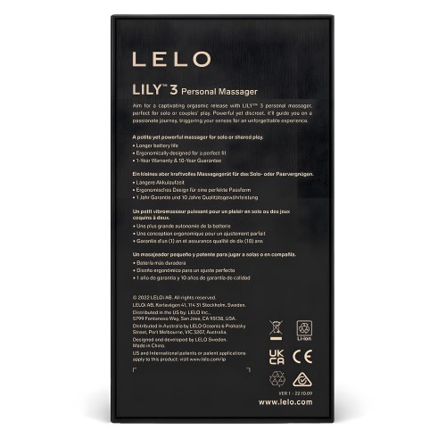 Lelo Masajeador Personal Lily 3