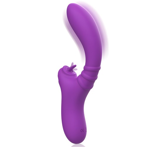 Intense Harry Flexible Vibrator with Tongue