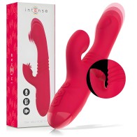 Intense Dua Multifunction Rechargeable Vibrator Red