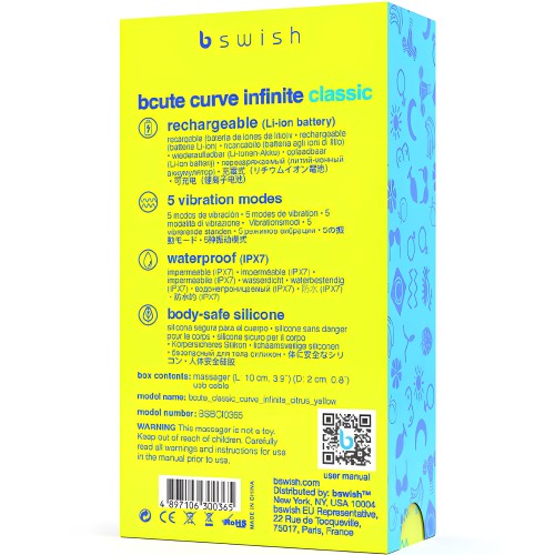 B Swish - Bcute Curve Infinite Classic Vibrador