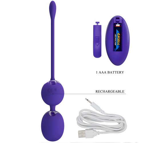 Pretty Love - Remote Control & Vibrating Balls Violet