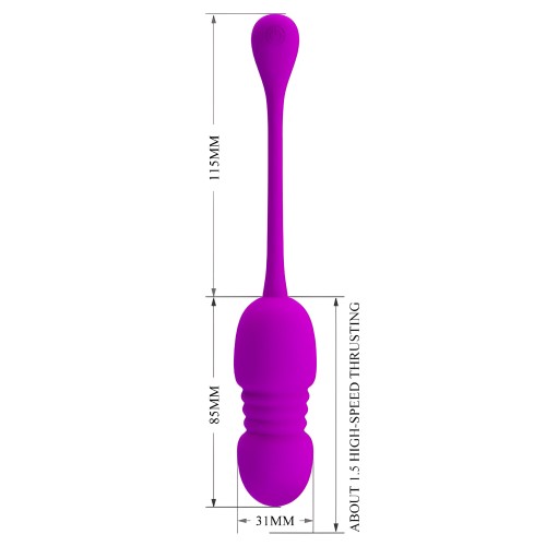 Pretty Love Callie Rechargeable Vibrating Egg Purple