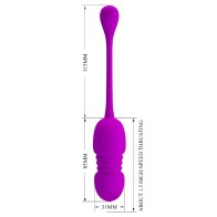Pretty Love Callie Rechargeable Vibrating Egg Purple