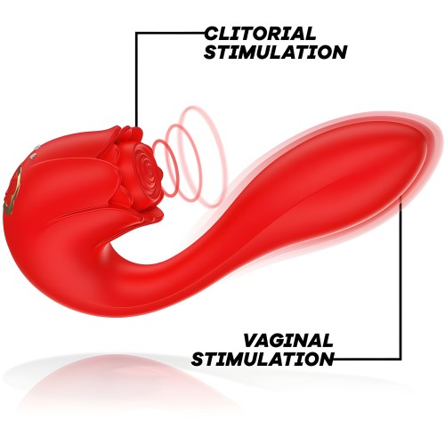Mia - Selena Estimulador Vibrating + Tapping Rojo