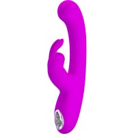 Pretty Love - Lamar Rabbit Vibrator & G-Spot Violet