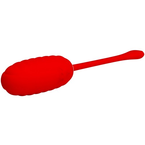 Pretty Love Kirk Rechargeable Egg Vibrator Red