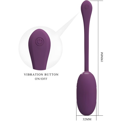 Pretty Love Doreen Rechargeable Vibrating Egg Purple