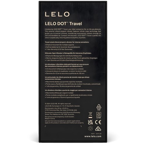 LELO DOT™ Travel Estimulador De Clítoris - Placer Discreto