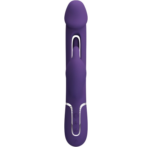 Pretty Love - Kampas Vibrador Rabbit 3 En 1 Multifunción Con Lengua Violeta