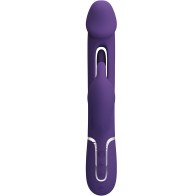Pretty Love - Kampas Vibrador Rabbit 3 En 1 Multifunción Con Lengua Violeta
