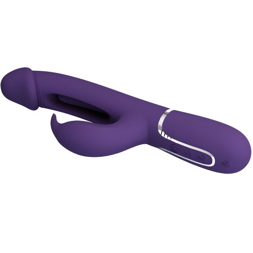 Pretty Love - Kampas Vibrador Rabbit 3 En 1 Multifunción Con Lengua Violeta