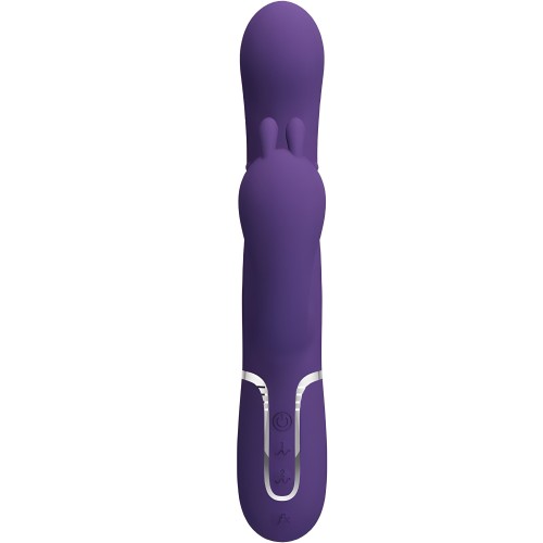 Pretty Love Cammy Triple Vibrador Multifunción 4 En 1 Morado
