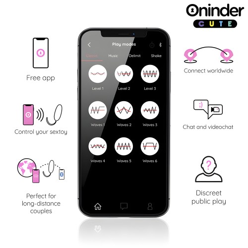 Oninder Cute Huevo Vibro-rotador