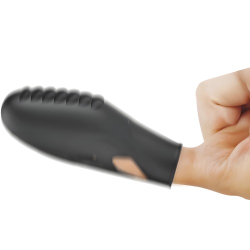 Pretty Love Gilo Finger Vibrator - Black Silicone