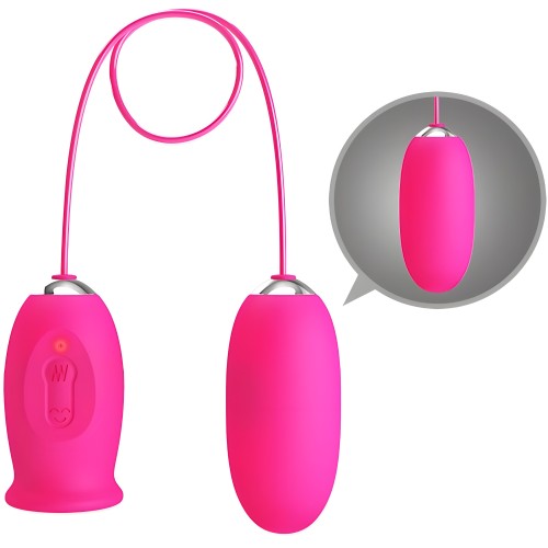 Pretty Love - Daisy Vibrator with Clitoris Stimulator Pink