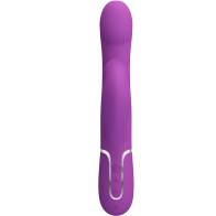Pretty Love - Vibrador & Estimulador Multifunción 4 En 1 Morado