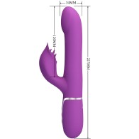 Pretty Love - 4-in-1 Multifunction Vibrator Purple