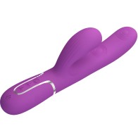 Pretty Love Perlita Rabbit Multifunction Vibrator 3 In 1 Purple