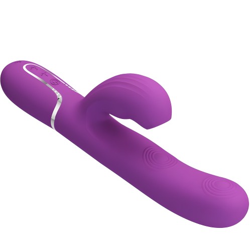 Pretty Love Perlita Rabbit Multifunction Vibrator 3 In 1 Purple