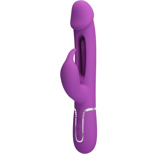 Pretty Love Kampas Multifunctional Rabbit Vibrator 3 in 1 Purple