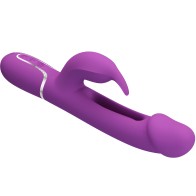 - Kampas Vibrador Rabbit Multifunción 3 En 1 Morado