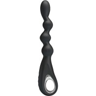 - Federer Vibrador Anal 12 Vibraciones Negro