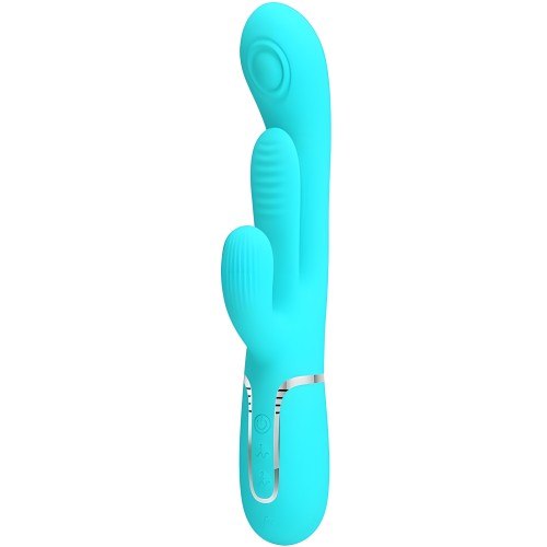 Shania Triple Vibrador Rabbit Multifunción