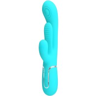 Shania Triple Vibrador Rabbit Multifunción