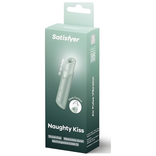 Satisfyer Naughty Kiss Clitoral Stimulator - Discreet Pleasure