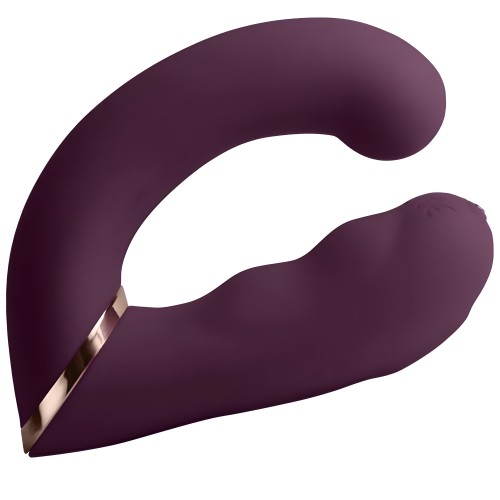 Rocks- Off - Gemini Vibrador Dual Punto G Y Estimulador Clítoris Morado