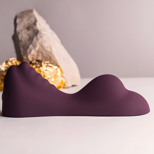 Rocks- Off Ruby Glow Vibrador Sit-on Morado