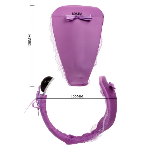 Baile Tanga Con Vibrador Lila