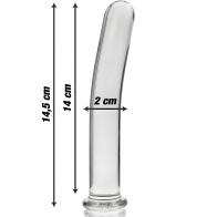 Nebula Series By Ibiza - Model 8 Transparent Crystal Dildo 14.5 cm