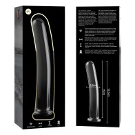 Model 9 Transparent Crystal Dildo 15.5 cm -o- 2.5 cm - Nebula Series By Ibiza