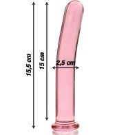 Nebula Series By Ibiza Model 9 Crystal Rose Dildo 15.5 cm