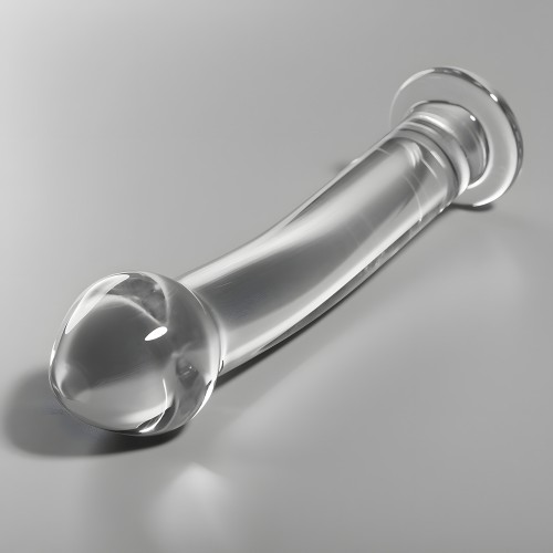 Modelo 11 Dildo Cristal Transparente