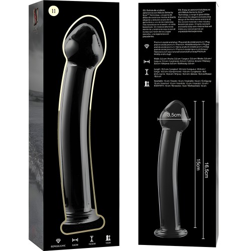 Modelo 11 Dildo Cristal Transparente