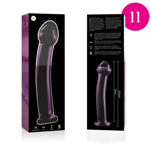 - Modelo 11 Dildo Cristal Rosa 16 Cm