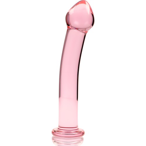 Nebula Series By Ibiza - Model 11 Crystal Dildo Pink 16 Cm